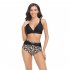 Women Split Bikini Swimsuit Sexy Backless High Waist Quick drying Swimwear For Beach Hot Spring J2314 mesh yellow XL