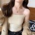 Women Striped Tank Top Sleeveless Contrast Color Soft Comfortable Spaghetti Strap Camisole Crop Tops white striped one size