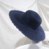 Women Summer Folding Sunscreen Wide Brim Cap with Bowknot for Seaside Beach