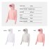 Women Sun Protection Jackets Anti ultraviolet Thin Sunshade Breathable Ice Silk Hooded Tops Fsy01 White