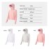 Women Sun Protection Jackets Anti ultraviolet Thin Sunshade Breathable Ice Silk Hooded Tops Fsy01 Pink