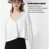 Women Sun Protection Jackets Anti ultraviolet Thin Sunshade Breathable Ice Silk Hooded Tops Fsy01 Pink