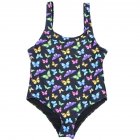 Women Swimsuit Butterfly pattern Printing Slimming One piece Swimsuit As shown 3XL