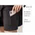 Women Tennis Skirt Outdoor Culottes Quick drying Breathable High Waist Sports Shorts Pleated Skirt For Running Fitness Elegant black M