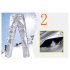 Women Thickening Waterproof And Windproof Warm Skiing Hiking Pants Trousers Silver XL