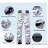 Women Thickening Waterproof And Windproof Warm Skiing Hiking Pants Trousers Silver XL