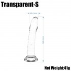 Women Transparent Dildo Safe Skin Friendly Waterproof Anal Butt Plug Sex Toys Masturbation Device small transparent white