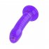 Women Transparent Dildo Safe Skin Friendly Waterproof Anal Butt Plug Sex Toys Masturbation Device medium purple