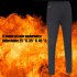 Women USB Electric Heated Pants Outdoor Hiking Camping Constant Temperature Winter Warm Heated Trousers Black M