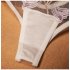 Women Underwear Sexy Thongs G string Lingerie Underwear Panties Briefs For Ladies T back white