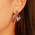 Women Unique All matching Star Moon Earrings Asymmetrical Star Earrings
