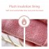 Women Warm Gloves Touch Screen Thickening Fleece Lined Cold proof Non slip Gloves for Driving Riding Gray