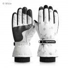 Women Winter Warm Ski Gloves Windproof Waterproof Thickened Touch Screen Gloves