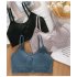 Women Wireless Bra With Breast Pad Push up Solid Color Underwear With Adjustable Strap Breathable Underwear green One size  42 5 62 5kg 