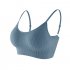 Women Wireless Bra With Breast Pad Push up Solid Color Underwear With Adjustable Strap Breathable Underwear White One size  42 5 62 5kg 