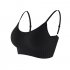 Women Wireless Bra With Breast Pad Push up Solid Color Underwear With Adjustable Strap Breathable Underwear White One size  42 5 62 5kg 