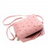 Women Xmas Gift Fashion Rivet Trim Antiwear PU Satchel Handbag Single Shoulder Oblique Cross Bag