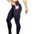 Women Yoga Pants Gym Leggings with Phone Pockets Slim Fit Sports Ninth Pants