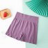 Women Yoga Shorts High Waist Hip Lifting Tummy Control Safety Underwear Sports Shorts blue one size