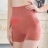 Women Yoga Shorts High Waist Hip Lifting Tummy Control Safety Underwear Sports Shorts blue one size