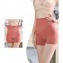 Women Yoga Shorts High Waist Hip Lifting Tummy Control Safety Underwear Sports Shorts yellow one size