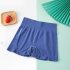 Women Yoga Shorts High Waist Hip Lifting Tummy Control Safety Underwear Sports Shorts yellow one size