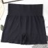 Women Yoga Shorts High Waist Hip Lifting Tummy Control Safety Underwear Sports Shorts yellow one size