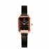 Women s Bling Starry Dial Analog Waterproof Quartz Wrist Watches for Student Casual Office  Silver shell black plate