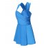 Women s Cross Back Shaping Body One Piece Swim Dress Swimsuit8Z09