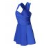 Women s Cross Back Shaping Body One Piece Swim Dress Swimsuit8Z09
