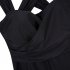 Women s Cross Back Shaping Body One Piece Swim Dress Swimsuit8Z09