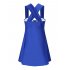 Women s Cross Back Shaping Body One Piece Swim Dress Swimsuit8Z09