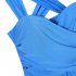 Women s Cross Back Shaping Body One Piece Swim Dress Swimsuit8Z09