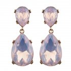 Women's Elegant Drop <span style='color:#F7840C'>Diamonds</span> String Dangle Earring Mid-long Bridal Ear Studs
