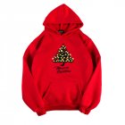 Women s Hoodies Autumn and Winter Loose Pullover Long sleeves Padded  Hooded Sweater red M