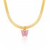 Women s Necklace Simple Style Butterfly shape Clavicle Chain 04 blue