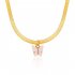 Women s Necklace Simple Style Butterfly shape Clavicle Chain 04 blue