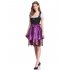 Women s Oktoberfest Plaid Mesh Stitching Embroidery A Line Formal Dresses Suit