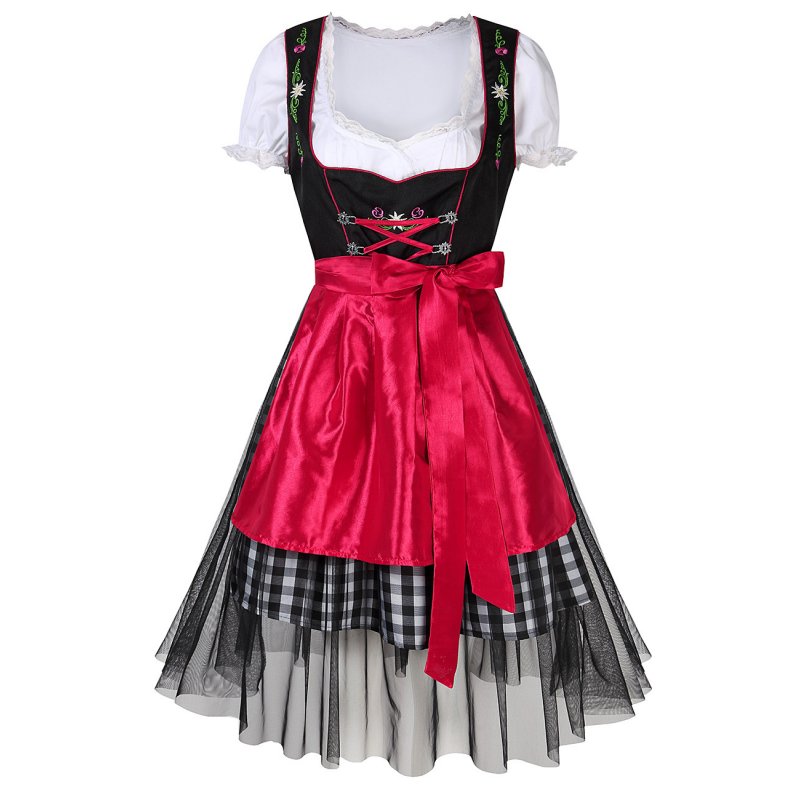 Women's Oktoberfest Dresses Suit - Red 42