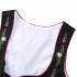 Women s Oktoberfest Plaid Mesh Stitching Embroidery A Line Formal Dresses Suit    Red 42