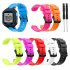 Women s Silicone Wristband Large Size Replacement Wristband for Garmin Forerunner 25 blue