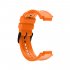 Women s Silicone Wristband Large Size Replacement Wristband for Garmin Forerunner 25 Orange