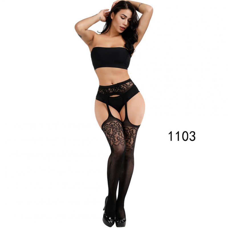 Wholesale Women's Silk Stockings Lace Thigh High Stockings Hollow Mesh