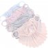 Women s Summer Flower Embroidery Wave Edge Sunscreen Ice Silk Mask Dustproof Mask Polka dot gray One size