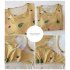 Women s Summer Milk Silk Polyester Fiber Round Neck Hedging Nightdress With Chest Pad Yellow 2XL
