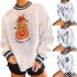 Women s Sweatshirts Autumn Casual Printing Pullover Sweatshirt 3 pumpkins XL