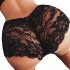 Women s  Underpants Sexy Solid Color Lace Multi size Boxer Underpants white 2XL