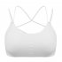 Women s  Underwear  Seamless   No Steel  Ring   Ice  Silk  Camisole  Sports  Bra white One size