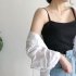 Women s Vest Spring Summer Knitted Camisole Slim Solid Color Bottom Vest black free size
