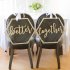 Wood Chair Flag Chairs Sign DIY Wedding Decoration for Engagement Wedding Party Supplies